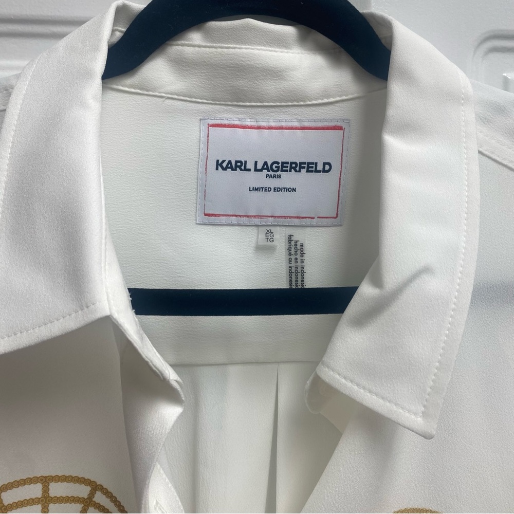 Karl Lagerfeld Shirt NEW - Picture 3 of 7